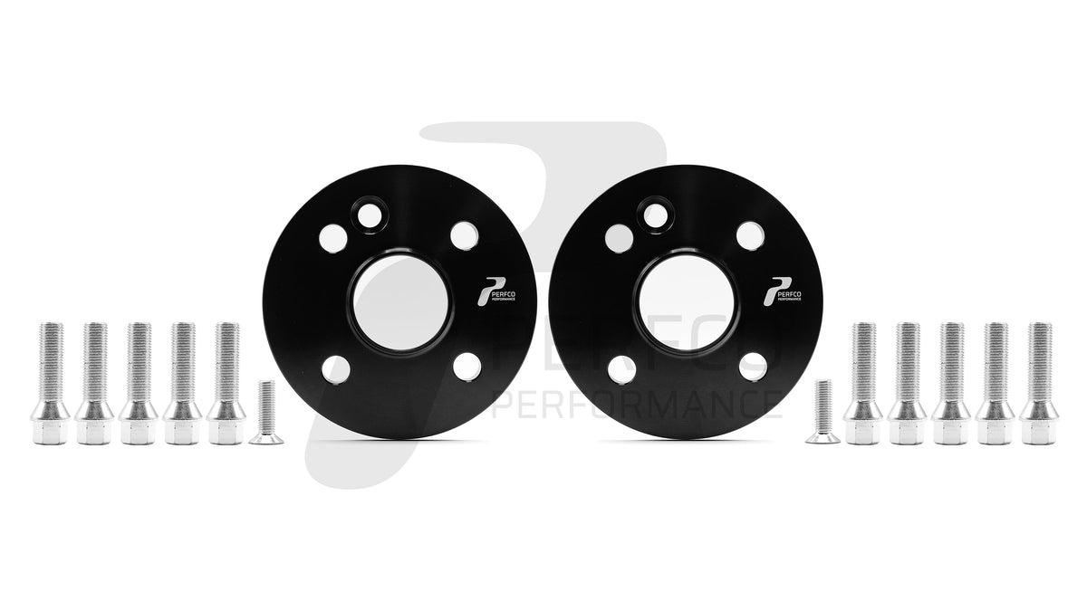 Mini Cooper Roadster R59 wheel spacers 4x100, 56mm CB, black anodised, sold per axle
