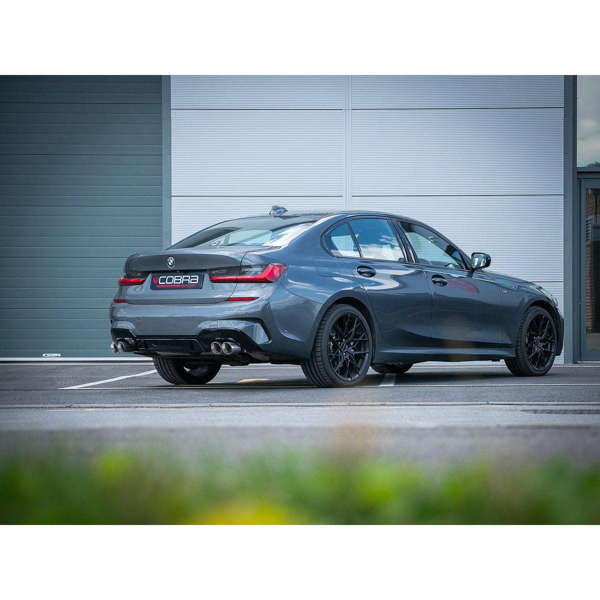 BMW G20 Saloon pre-LCI M-Sport quad exit rear diffuser