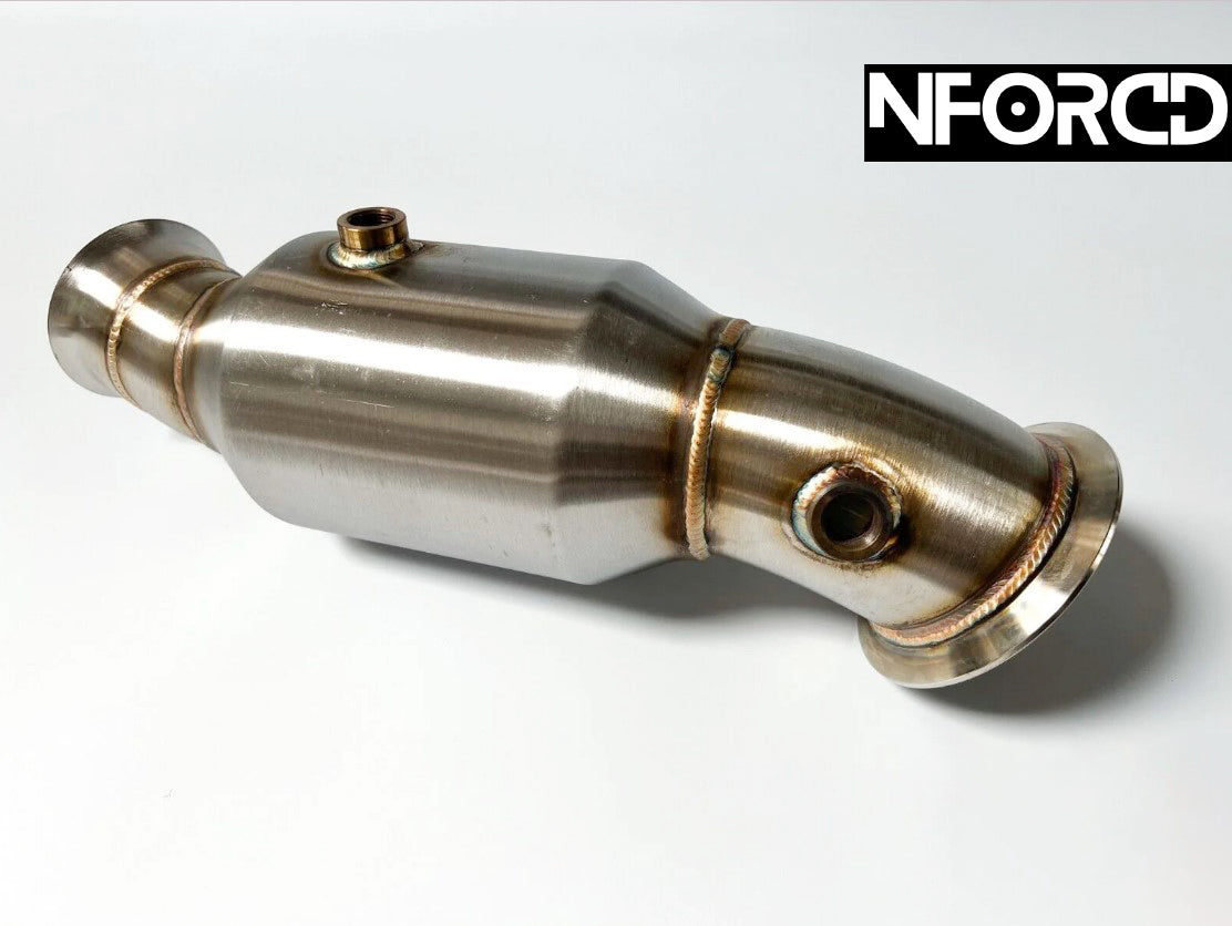 N55 BMW F20 F22 F30 F32 F87 200 Cell Sports Cat Downpipe, T304 Stainless