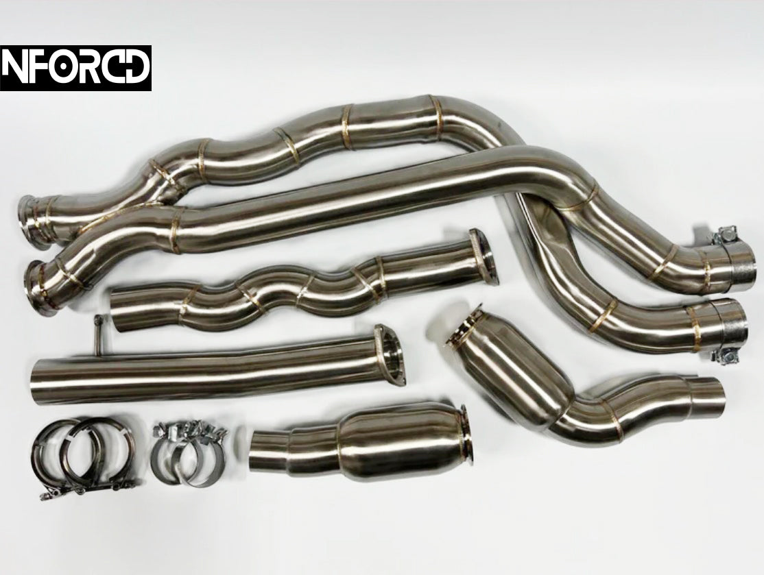 F87 M2 Competition cat-back exhaust, 2.5 inch 304 stainless