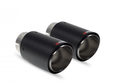 F22 F23 M235i Scorpion Ascari Twin 90mm Carbon Exhaust Tips - 11478