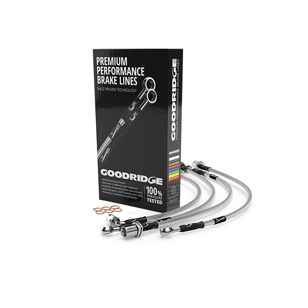 BMW F10 M5, F06/F12/F13 M6 Goodridge SBW0502-4 braided brake lines