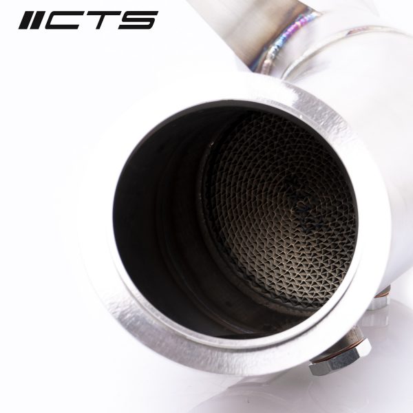 F20 F22 F30 F32 F87 BMW N55 catted downpipe - CTS-EXH-DP-0023-CAT