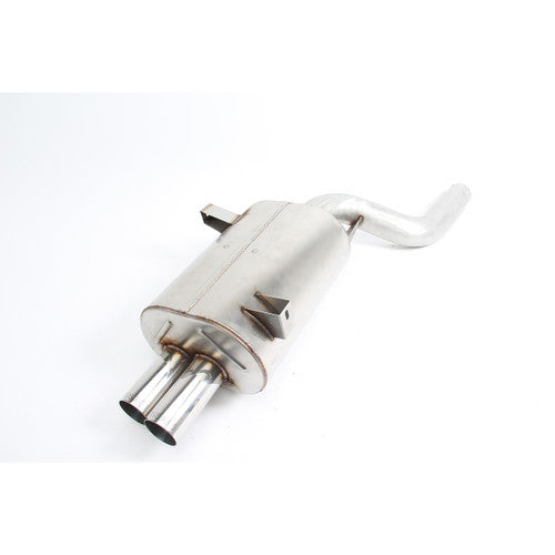BMW M3 E46 axle-back exhaust, Dinan Free Flow rear muffler