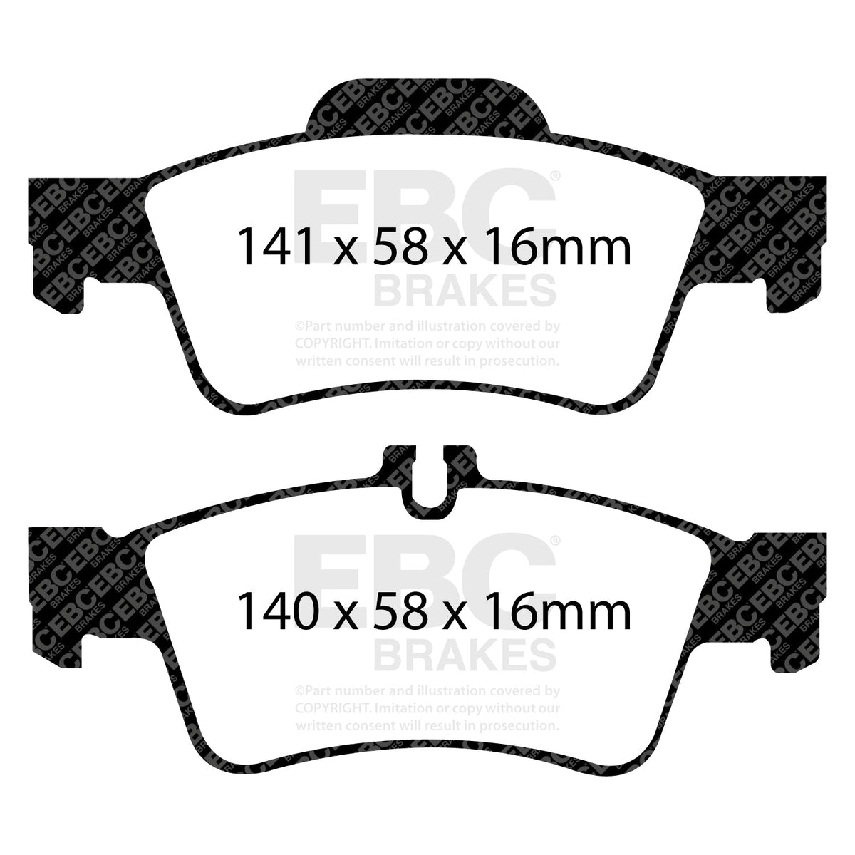 EBC PD40K1210 Ultimax2 Brake Kit - Front & Rear Pads + Discs