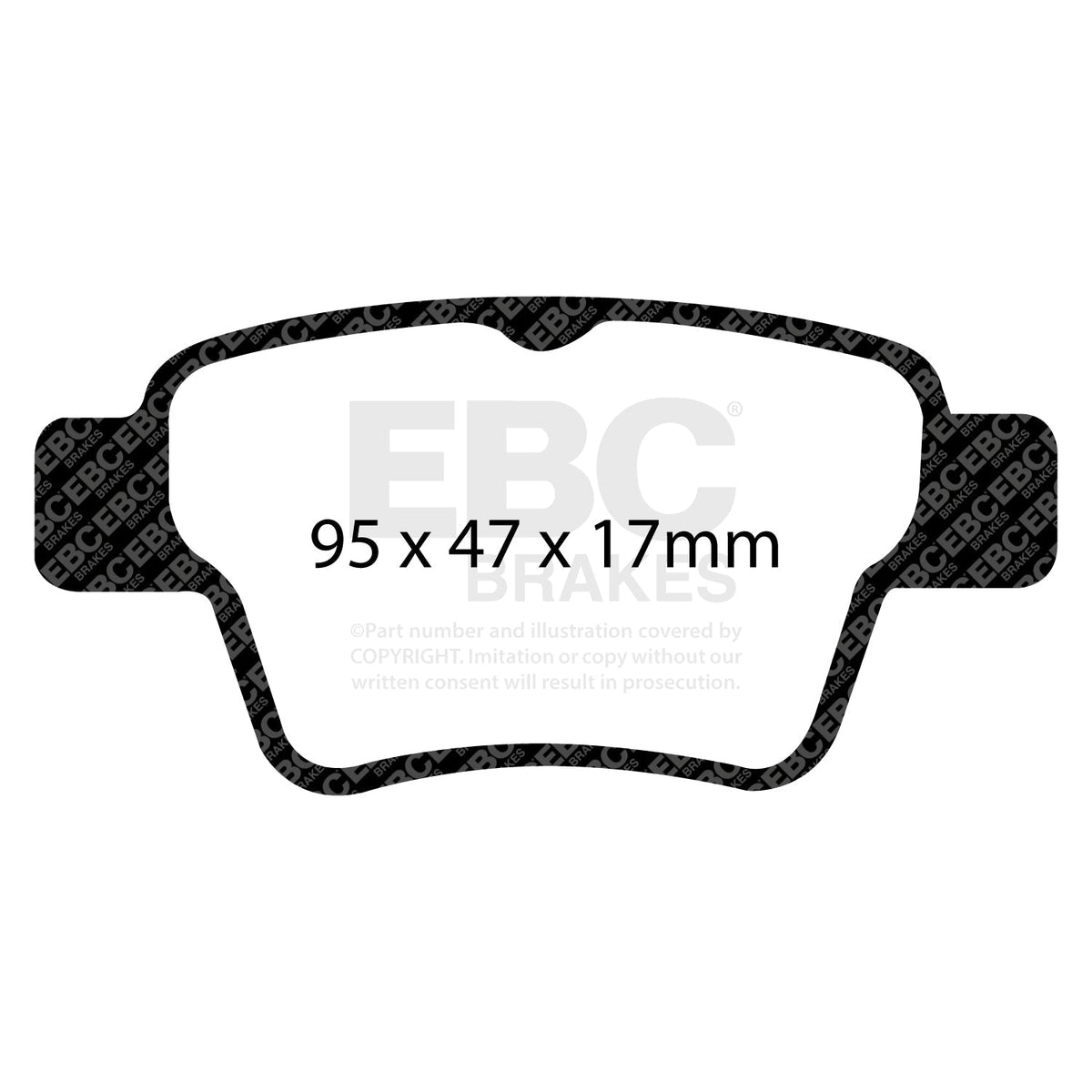 Brake Pad and Disc Kit UK Fitment - EBC Ultimax2 Pads + Premium Plain Discs PD40K558