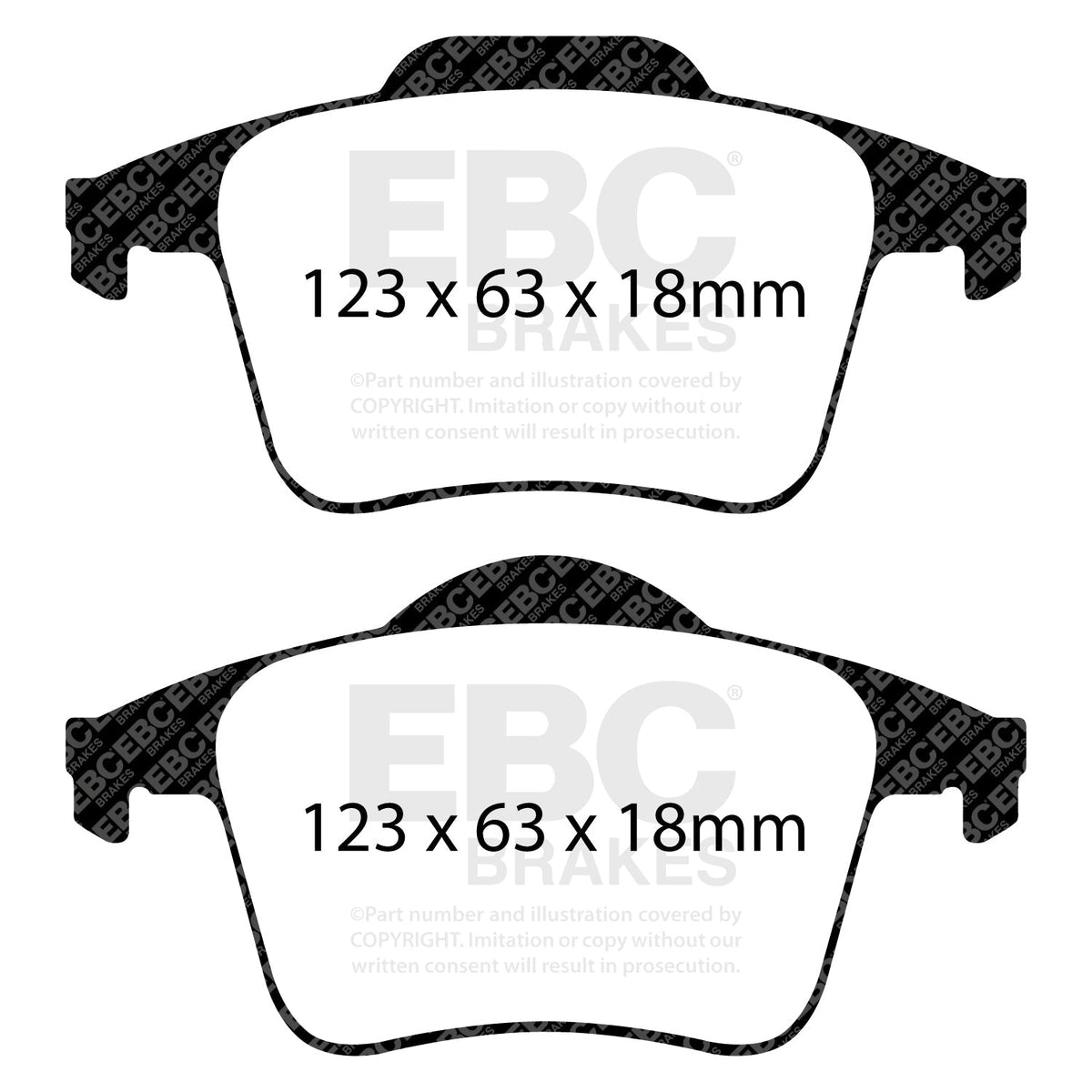 E46 330i (M54) Stage 1 Brake Kit PD40K2077 - EBC Ultimax2 Pads & Plain Discs