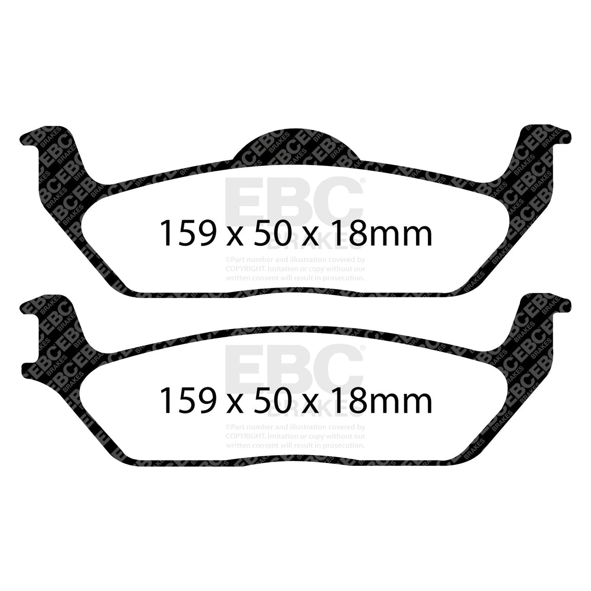 Brake Kit UK Fitment - EBC Ultimax2 Pads & Premium Discs PD40K2201