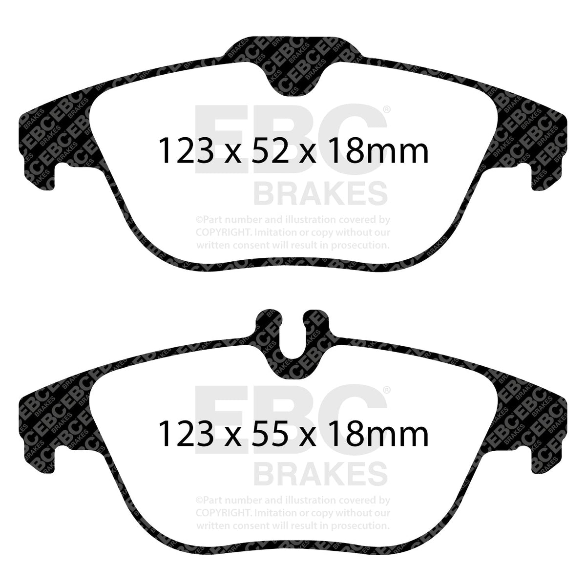 Ford Focus MK3 brake kit EBC Ultimax2 pads & premium discs PD40K1174