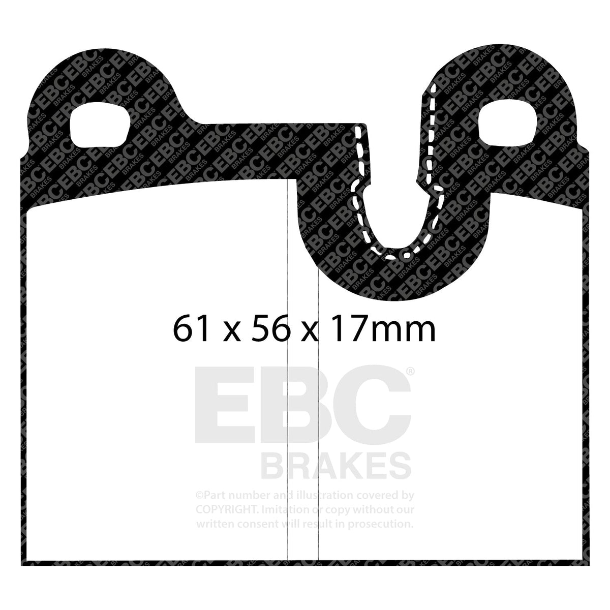 Brake Kit UK Fitment - EBC Ultimax Pads & Plain Discs PD40K389