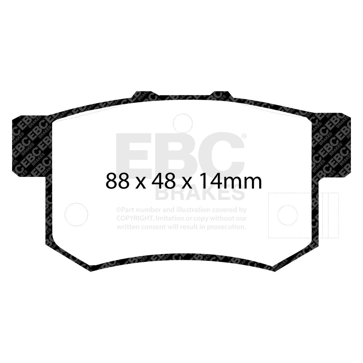 E46 330i (M54) Stage 1 Brake Kit - EBC Ultimax2 Pads & PD40K824 Discs