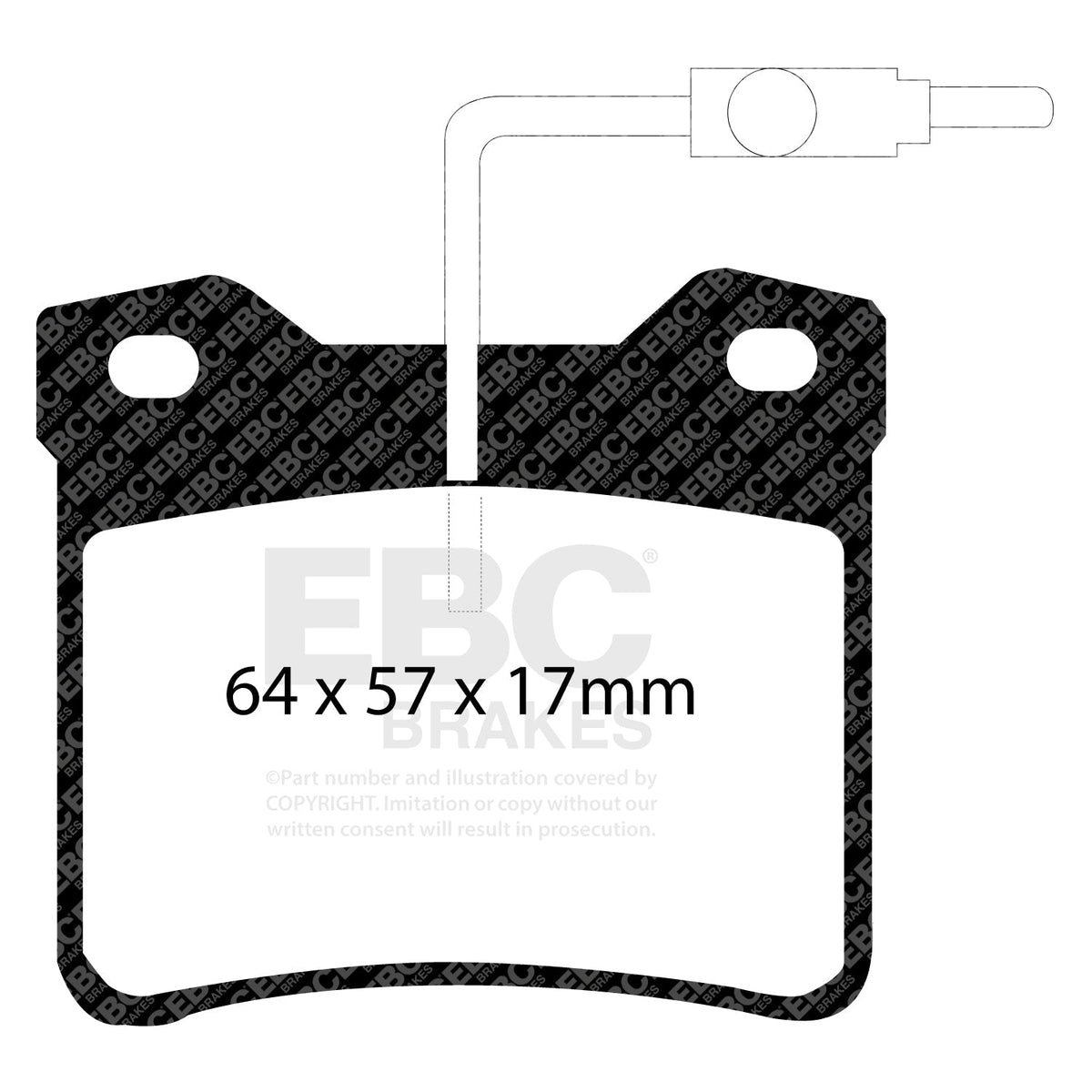 Brake Kit UK Fitment - EBC Ultimax2 Pads & Premium Discs PD40K1529