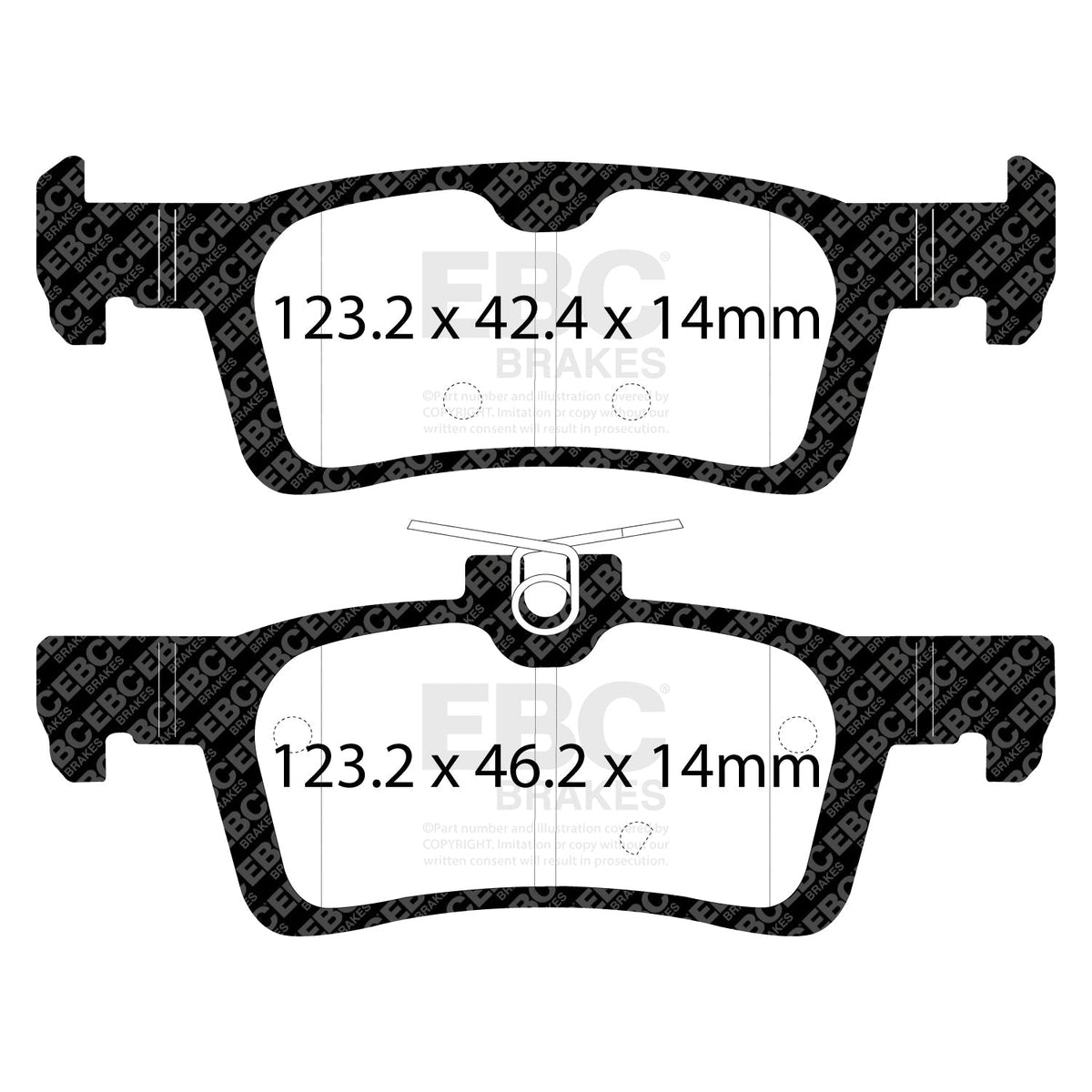 Ford Focus Mk3 Brake Kit - EBC Ultimax2 Pads & Premium Discs PD40K2622