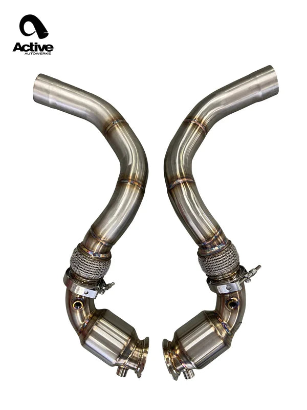 F90 M5 F92 M8 S63 Downpipes Stage 2 | Active Autowerke 11-063