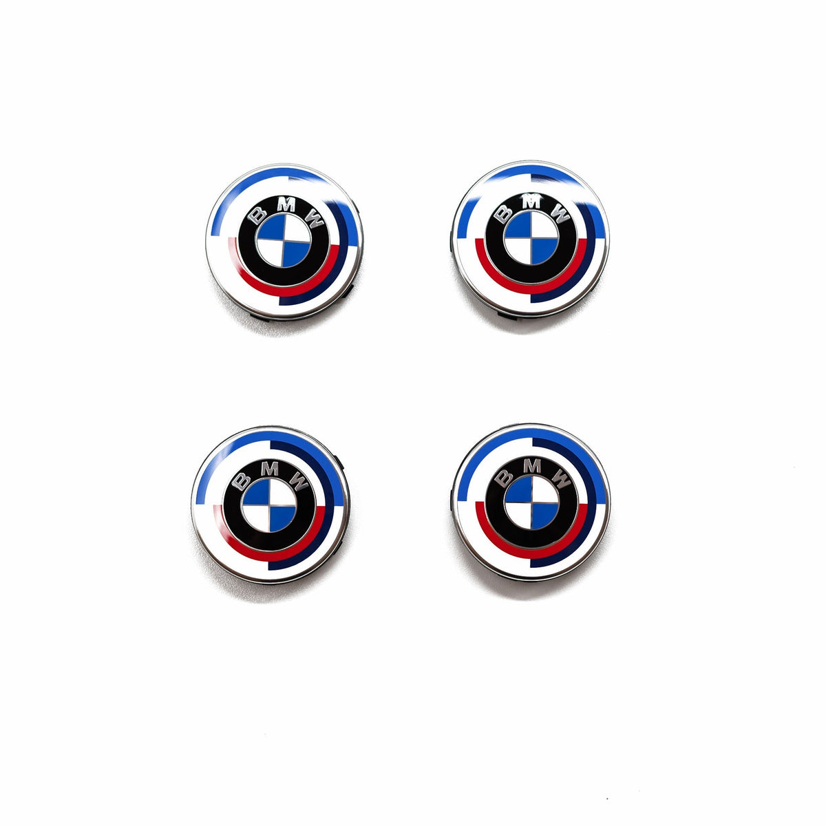 F40 M135i xDrive, G20 M340i, G30 5 Series BMW 50th Anniversary Centre Wheel Caps Set of 4 (36125A57484)