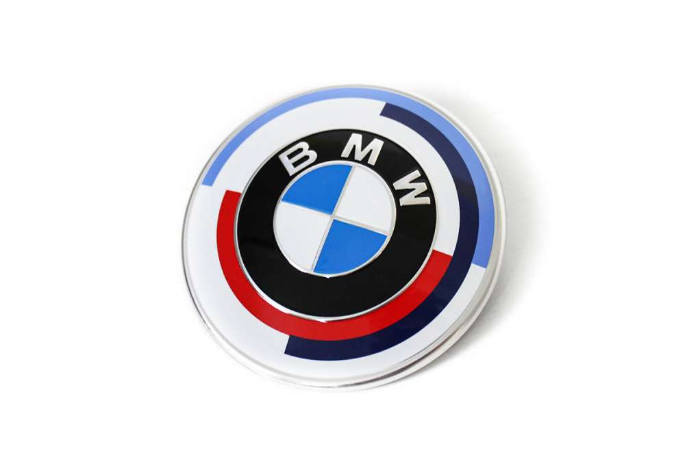 BMW F40 G20 G30 F90 G11 G14 G29 74mm 50th Anniversary Boot Emblem 51148087196