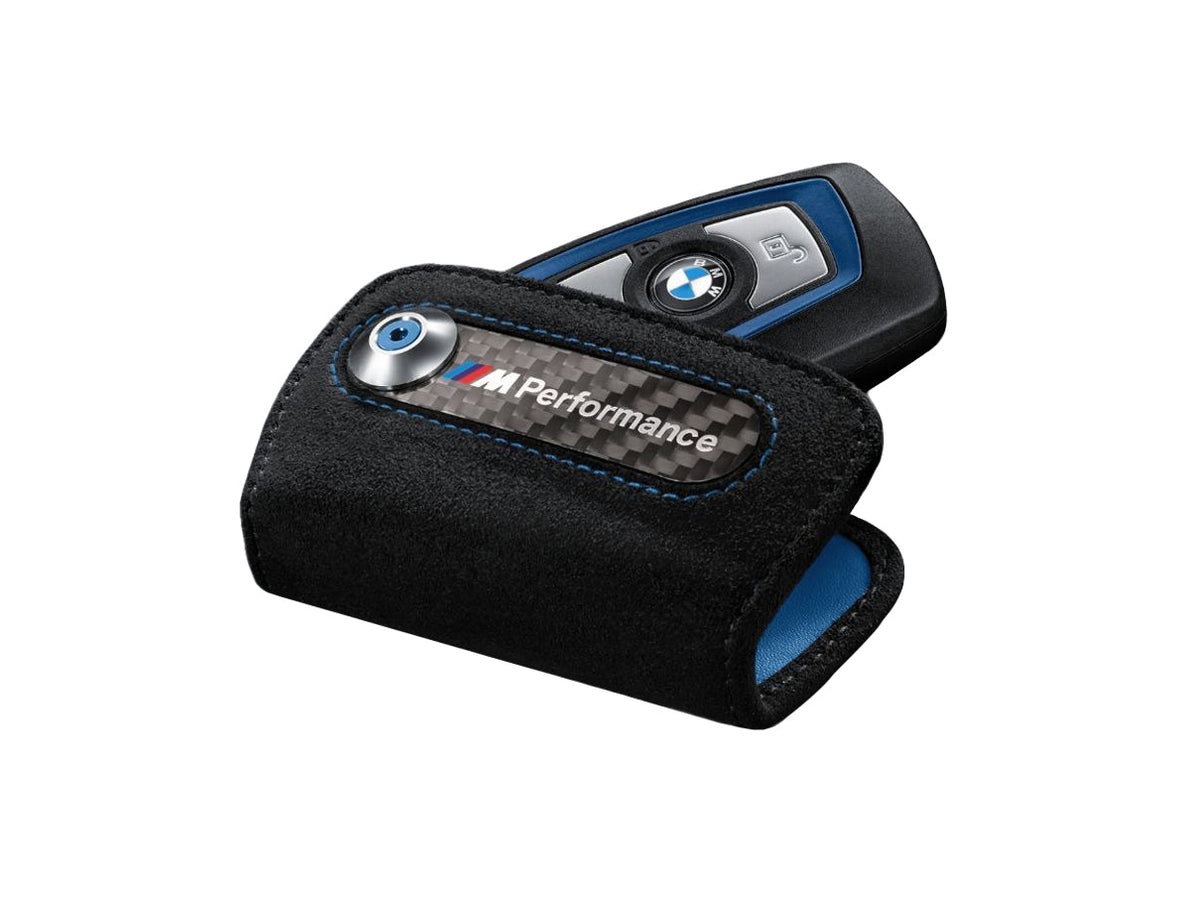 BMW F-series key case - Genuine M Performance Alcantara & carbon fibre, 82292355518
