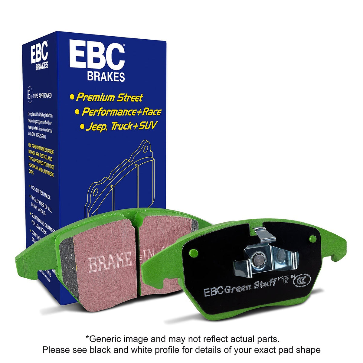 EBC Greenstuff 2000 DP21996 Brake Pads - Fast Road & Track Day