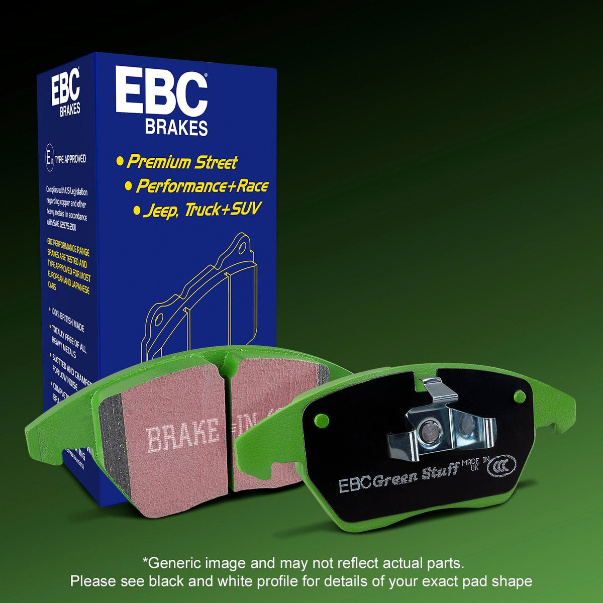 EBC Greenstuff 2000 DP21465 Brake Pads - Fast Road & Track Day