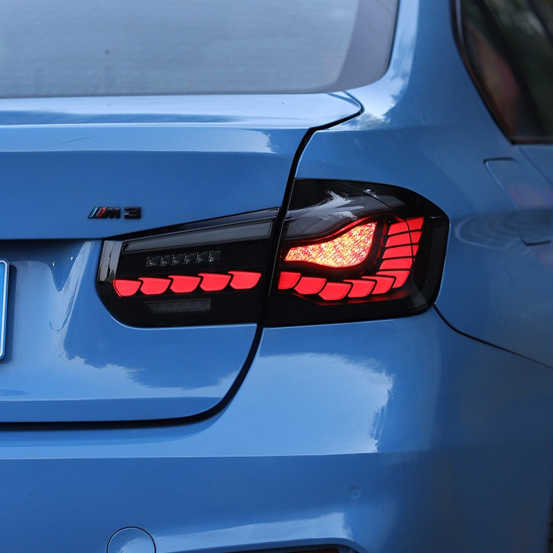 BMW F30 & F80 LED Tail Lights - Plug & Play, Black or Red