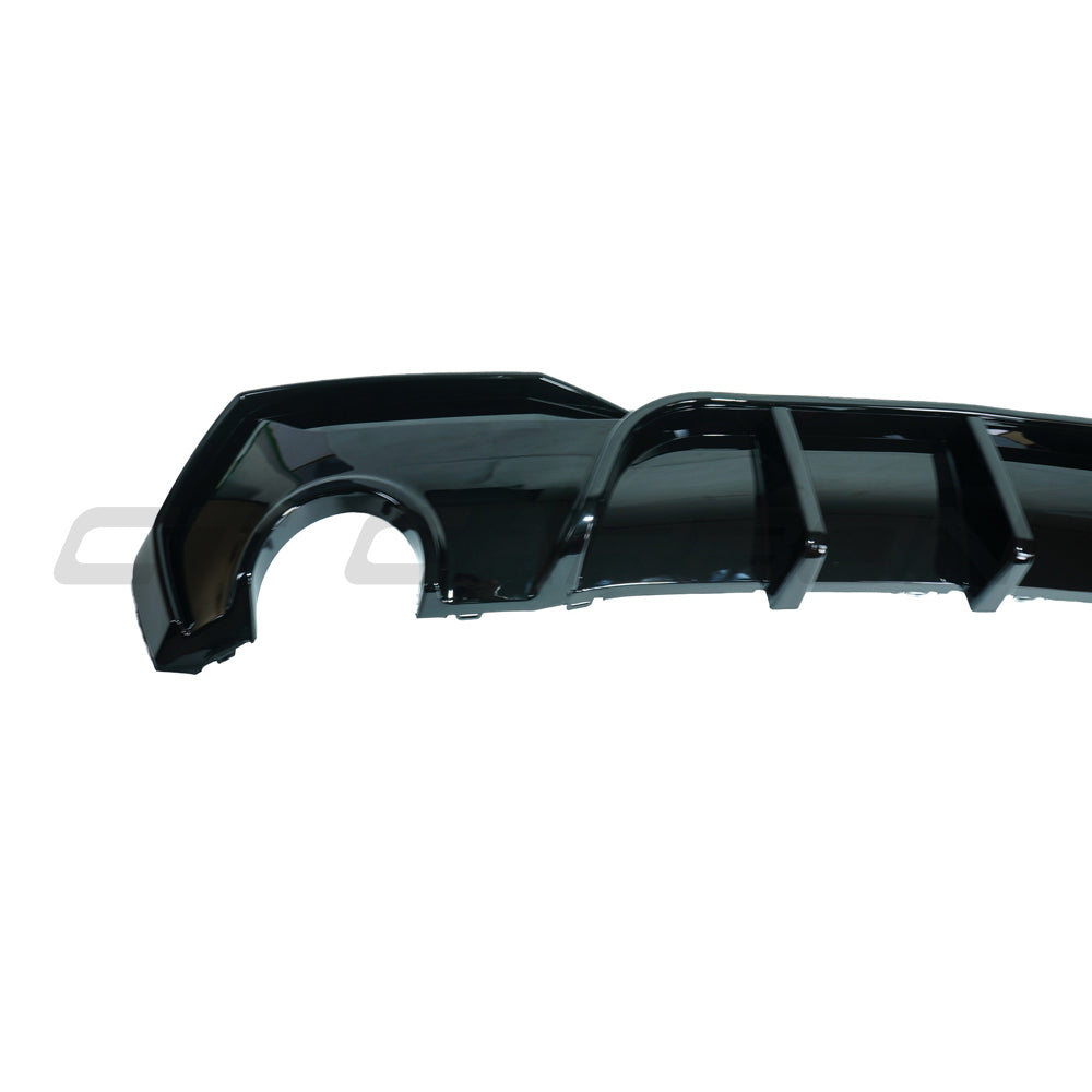 BMW G22 G23 Gloss Black Round Tip Diffuser Cuz-DBL-G22-01