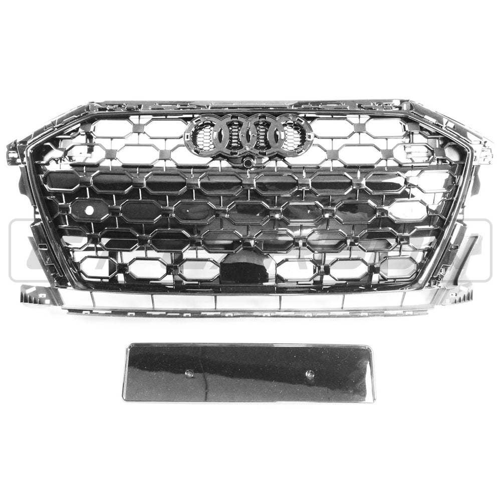 Audi A3 S3 8Y 2020+ All-Black Honeycomb Grille