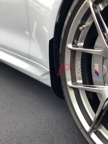 BMW F87 M2 Front Carbon Arch Guards AP Design Gloss CF - 11432