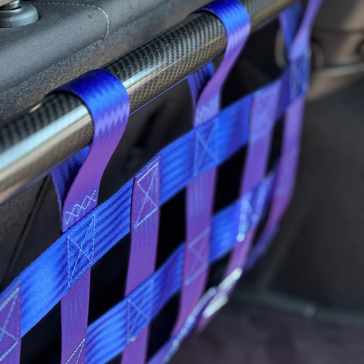 BMW M2 G87 strut bar and cargo net kit, bolt-on fit