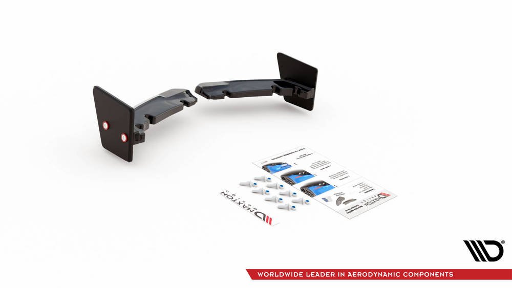 Toyota GR Yaris Mk4 rear side splitters V.2 + flaps, Maxton Design