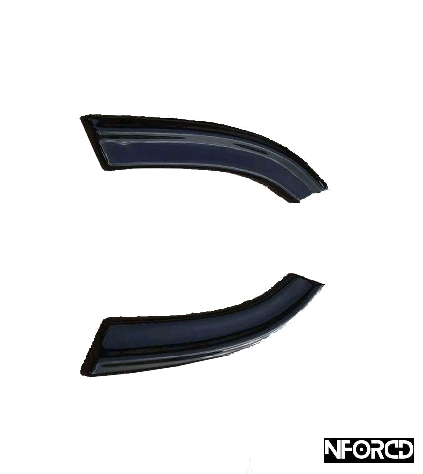 Ford Focus ST MK2 Facelift (ST225) front lip splitter & side skirts, gloss black ABS