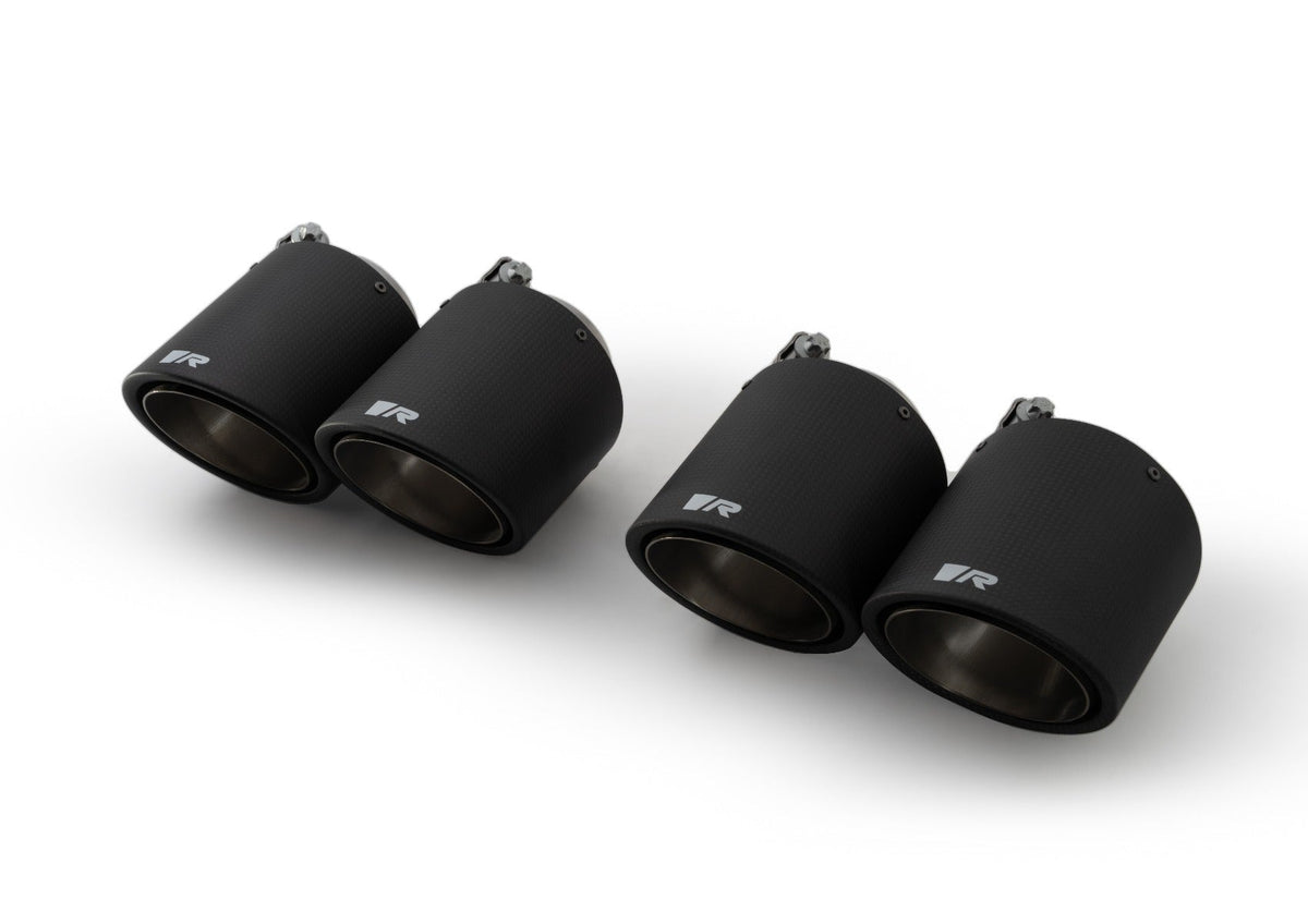 Audi RS6 C8 RS7 C8 BMW M5 F90 102mm Carbon Exhaust Tips Remus 0446 70CSR