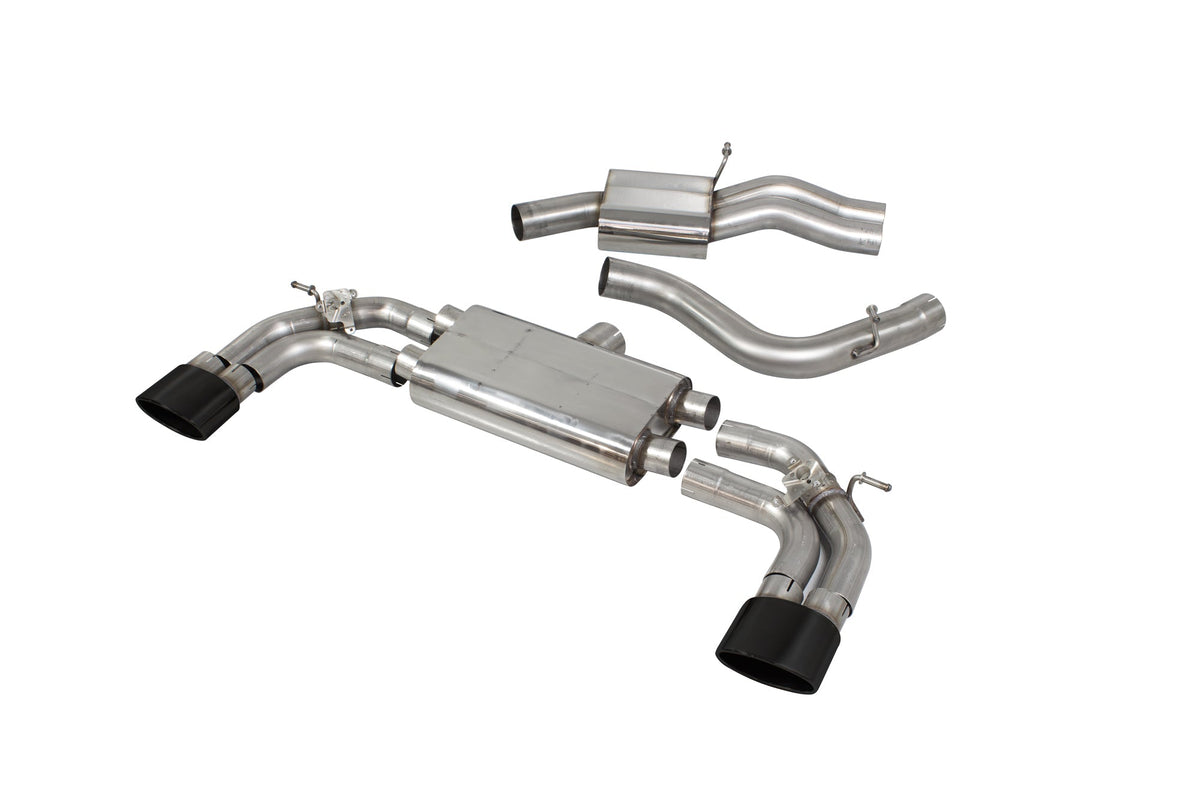 Audi RS3 Saloon 8V MQB cat-back exhaust, resonated, 80mm, SAU084 SAU084C