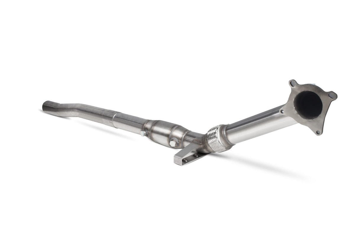 Audi S3 8P 2.0 TFSI downpipe, Scorpion 76mm de-cat or sports cat