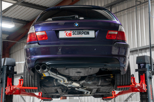 BMW E46 320i 325i 330i cat-back exhaust - Scorpion SBM093D