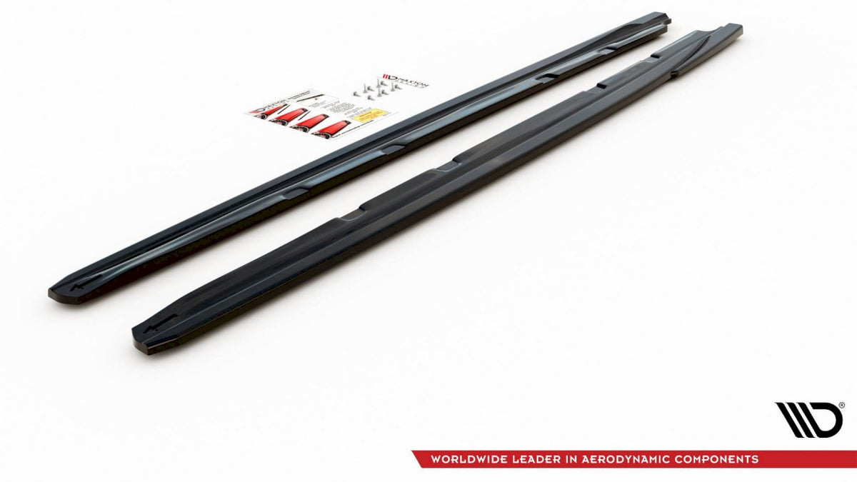 SEAT Leon Mk3 Cupra FR Facelift 2017-2019 Maxton Design V5 Side Skirt Splitters