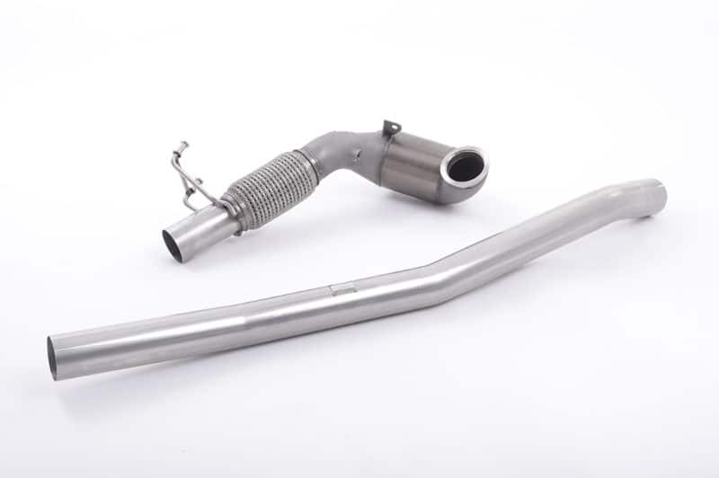 VW Golf MK7 R & Audi S3 8V Milltek Large Bore Downpipe with Hi-Flow Sports Cat MSVAG05