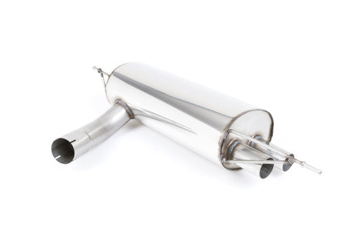 BMW F20/F21 125i B48 rear silencer - Milltek GT-80 polished back box