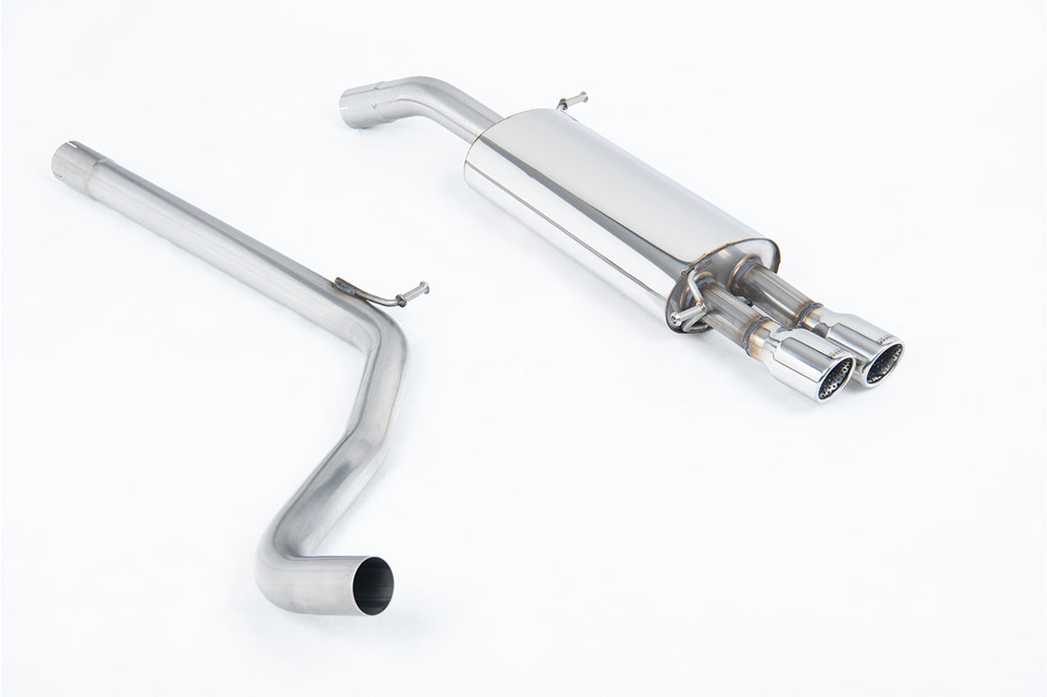 VW Polo MK4 GTi 1.8T Milltek Sport cat back exhaust, 63.5mm