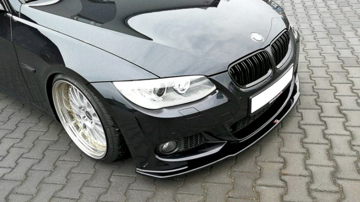 BMW E92 Facelift M-Sport front splitter V.1 - Maxton Design ABS