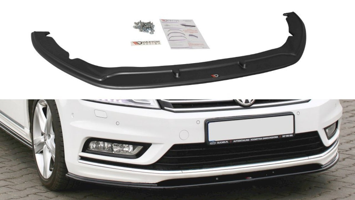 VW Passat B7 R-Line (2010-2014) Maxton Design V.1 ABS Front Splitter