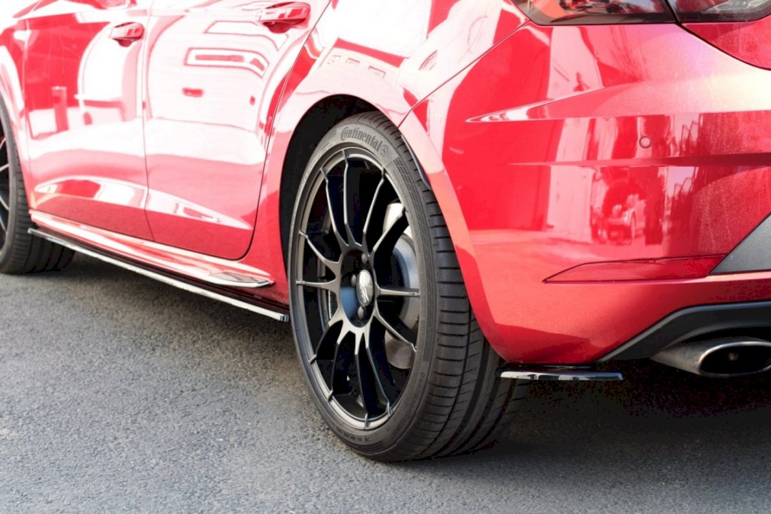 SEAT Leon Cupra Mk3 FL (2017-2020) Rear Side Splitters V.2 - Maxton Design ABS