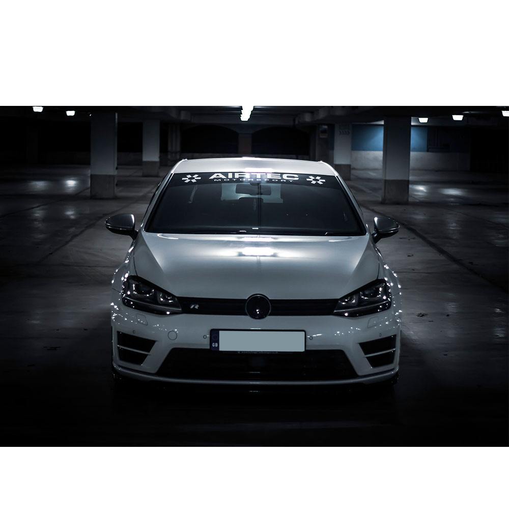 AIRTEC Motorsport Sunstrip - Black 130cm x 22cm, Universal Fit
