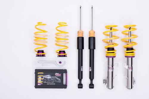 BMW F32 F33 F36 4 Series coilovers - KW V1 with EDC, Inox-Line