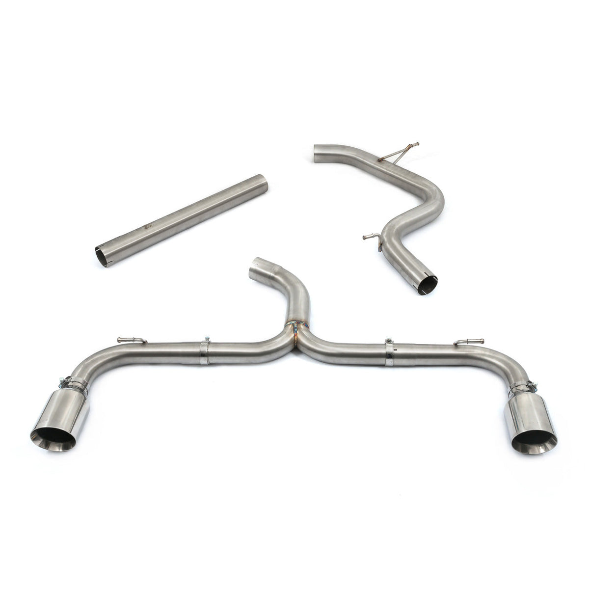 VW Golf GTI Mk8 GPF-back exhaust, 3" stainless steel
