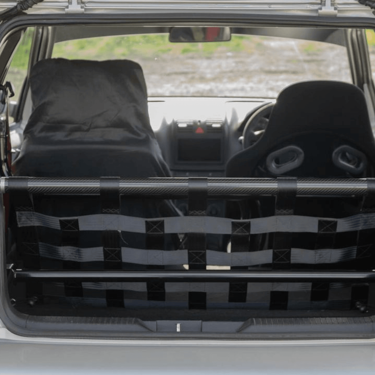 VW Lupo GTI strut bar and cargo net kit, 1998-2005