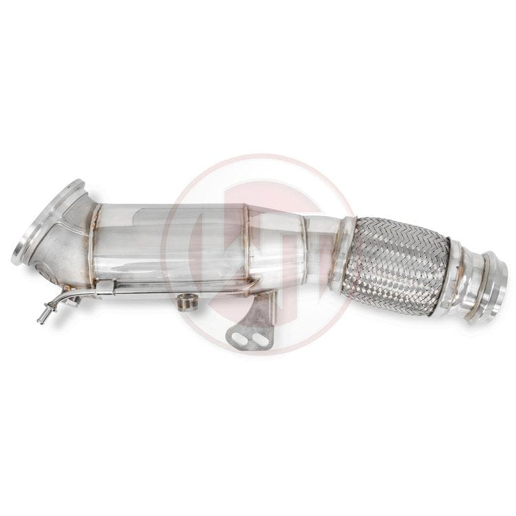B58C OPF catless downpipe Wagner 3.5" SS304 | 500001037.CATLESS