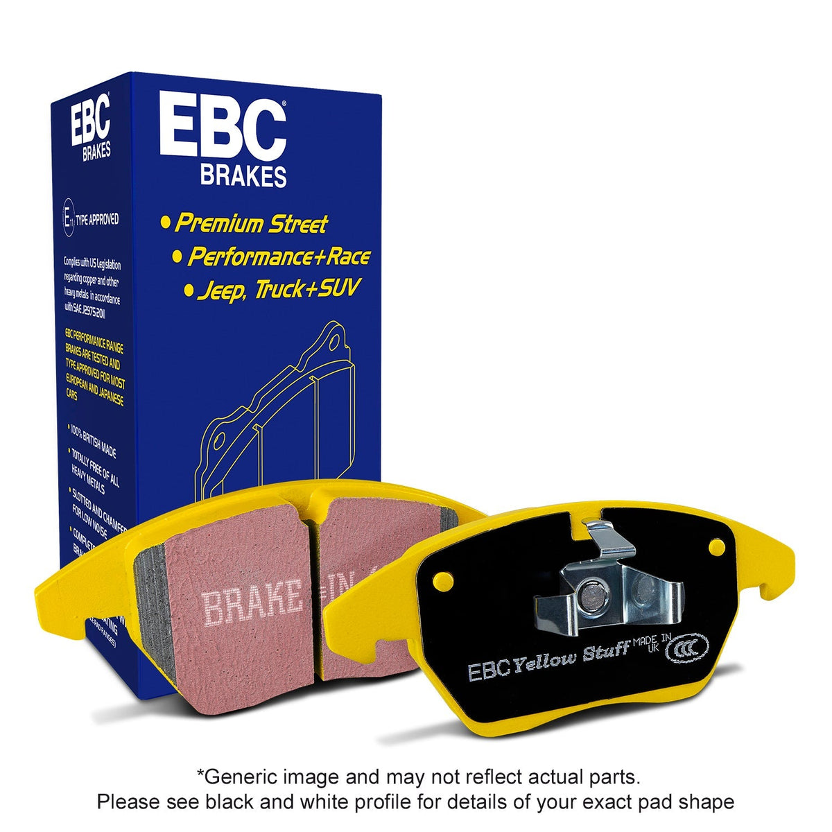 Best Aftermarket EBC Yellowstuff Brake Pads DP41044R - Top Value Upgrade for Fast Road Cars, Buy Online Today