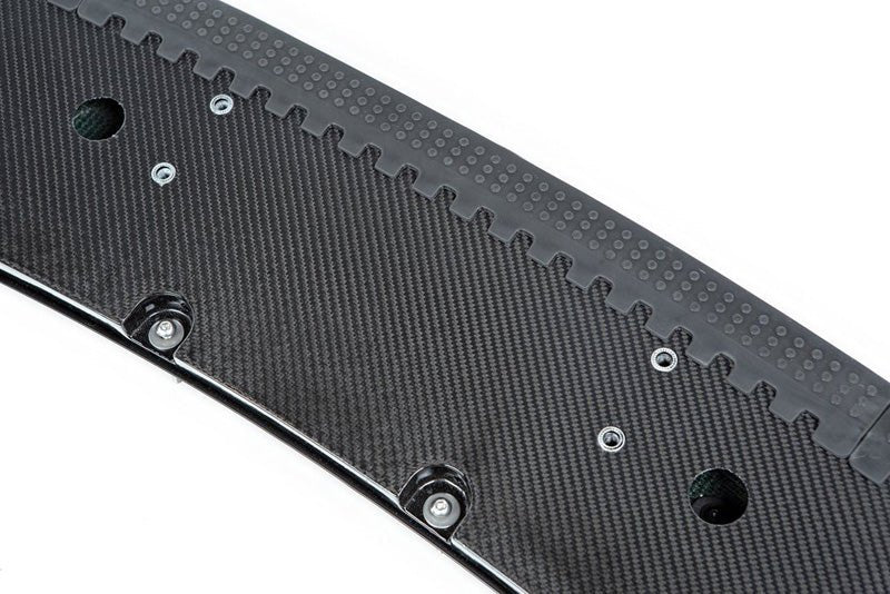 Front Lip Protector - Acexxon Universal Splitter Skid Guard Strips, 18in Pack of 5, No-Drill 3M Tape Fitment