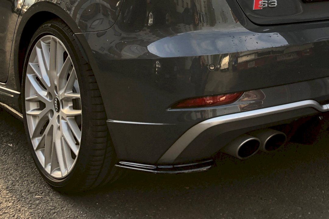 Audi S3 8V Facelift Sportback (2017-2020) Maxton Design Rear Side Splitters ABS Set