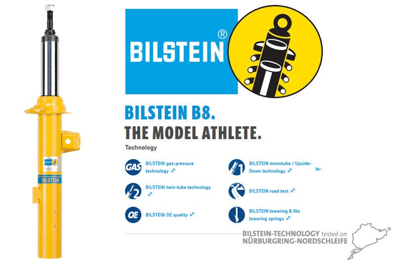 BMW E82 1M Coupe front right shock absorber - Bilstein B8 Performance Plus